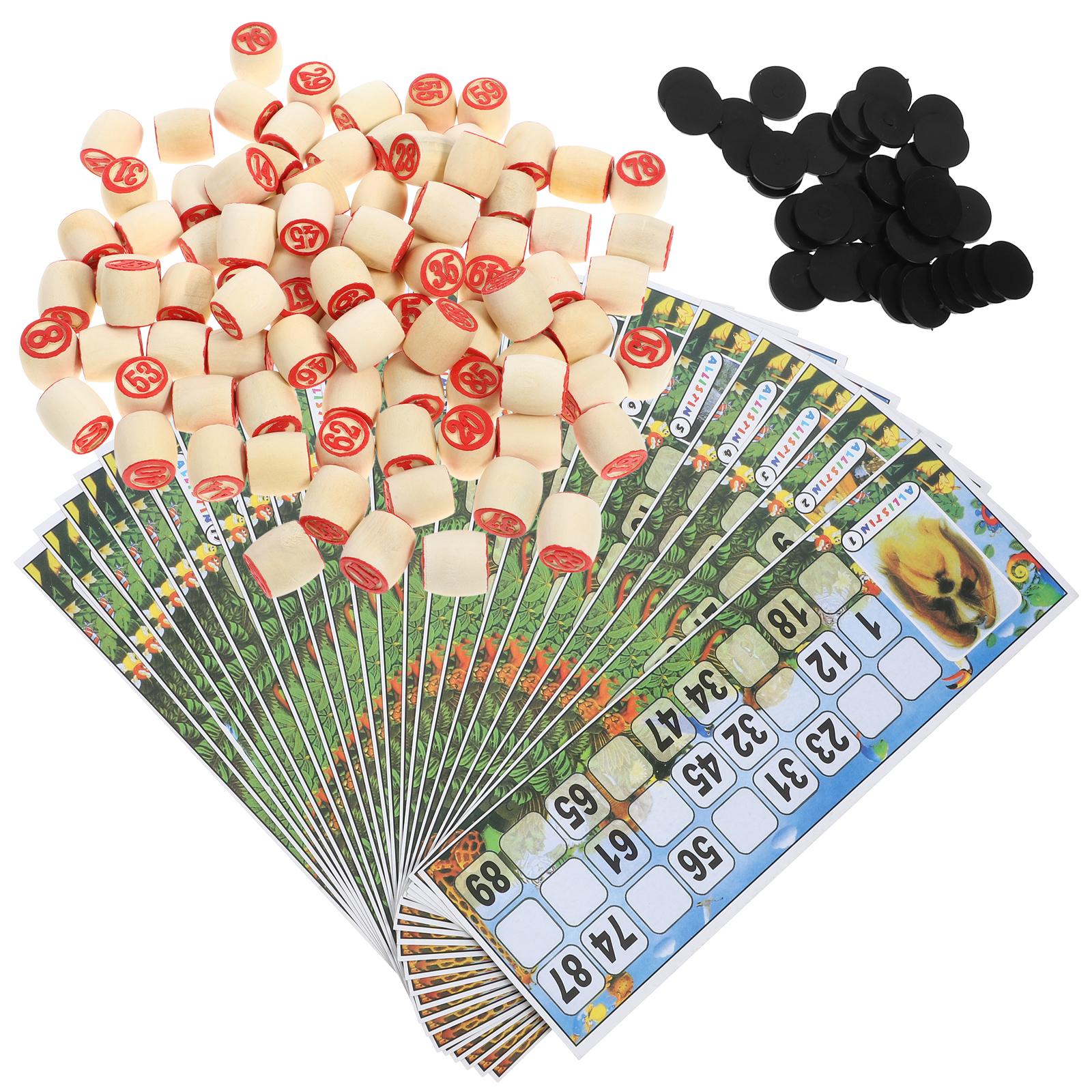 Party Games Bingo - 1 ensemble de pièces d'échecs en
