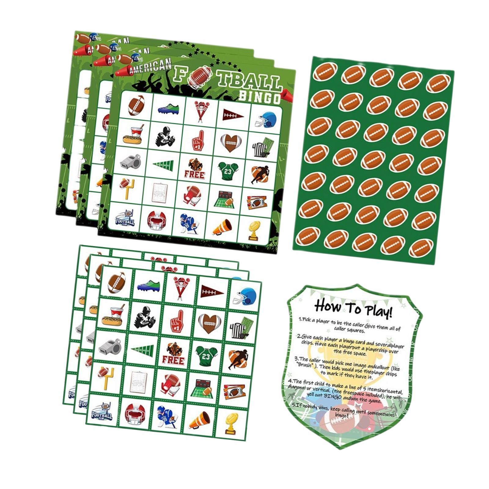 Party Games Bingo - Cartes de jeux de Bingo familial,