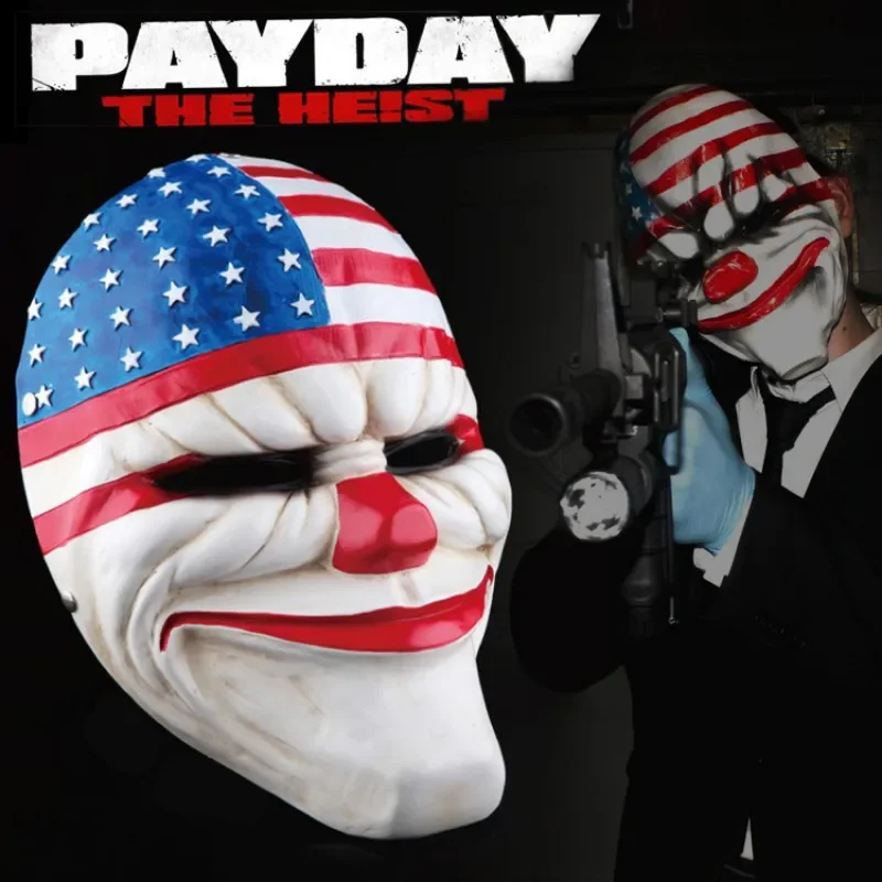 Party Games Steam - Masque PVC Cosplay Effrayant Clown Dallas