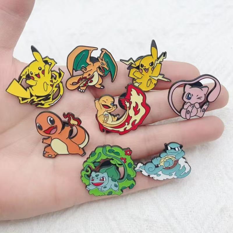 Party Games Game - 8 badges broches en alliage motif
