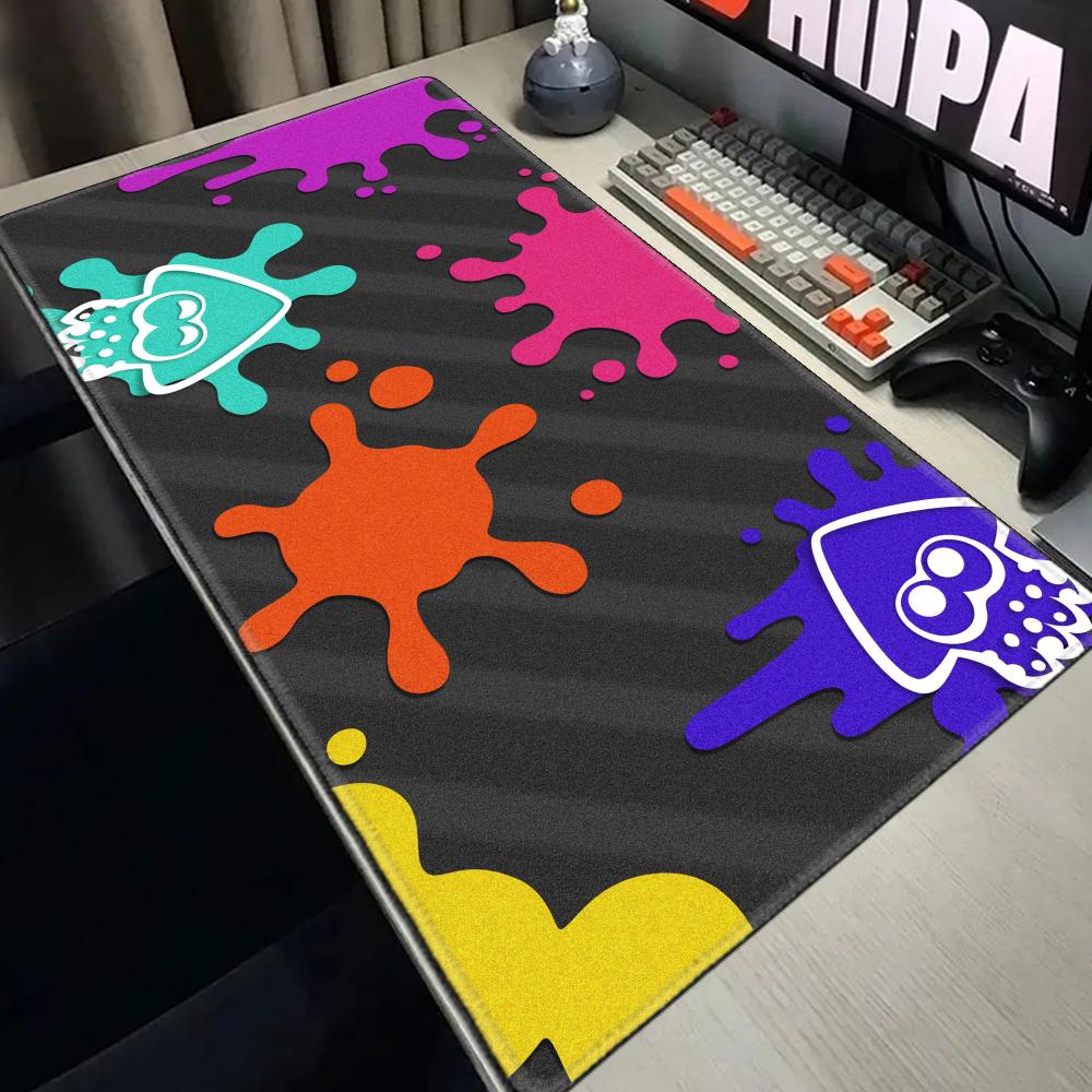 Kubb Game Yard - Splatoons-Grand tapis de souris de dessin