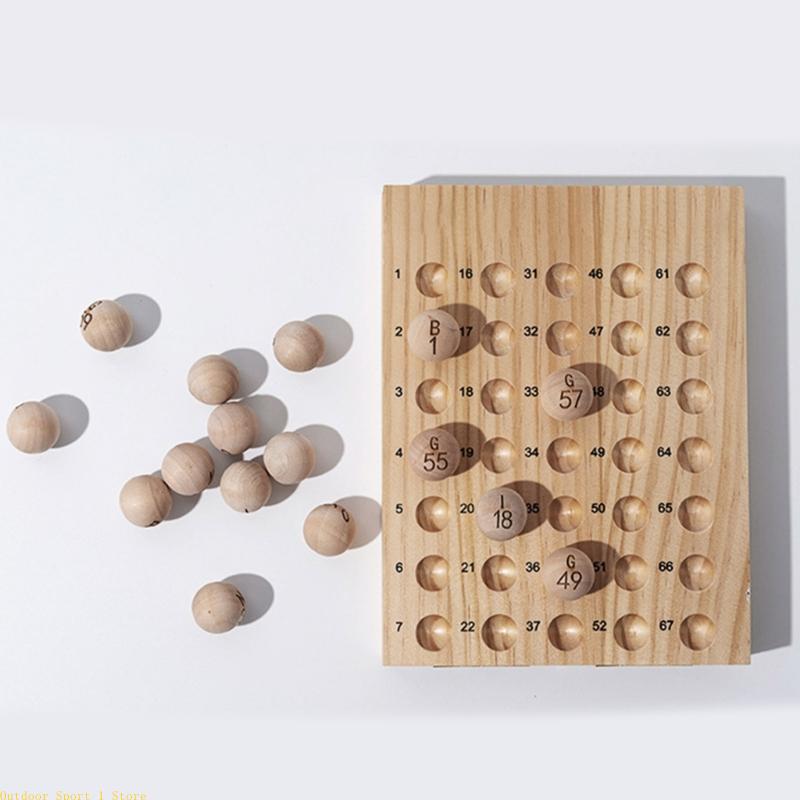 Party Games Bingo - A0KA – boules Bingo en bois