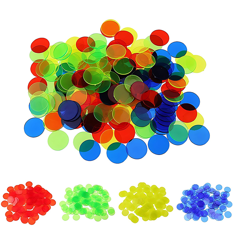 Party Games Bingo - 100/200 pièces 19mm puce de comptage