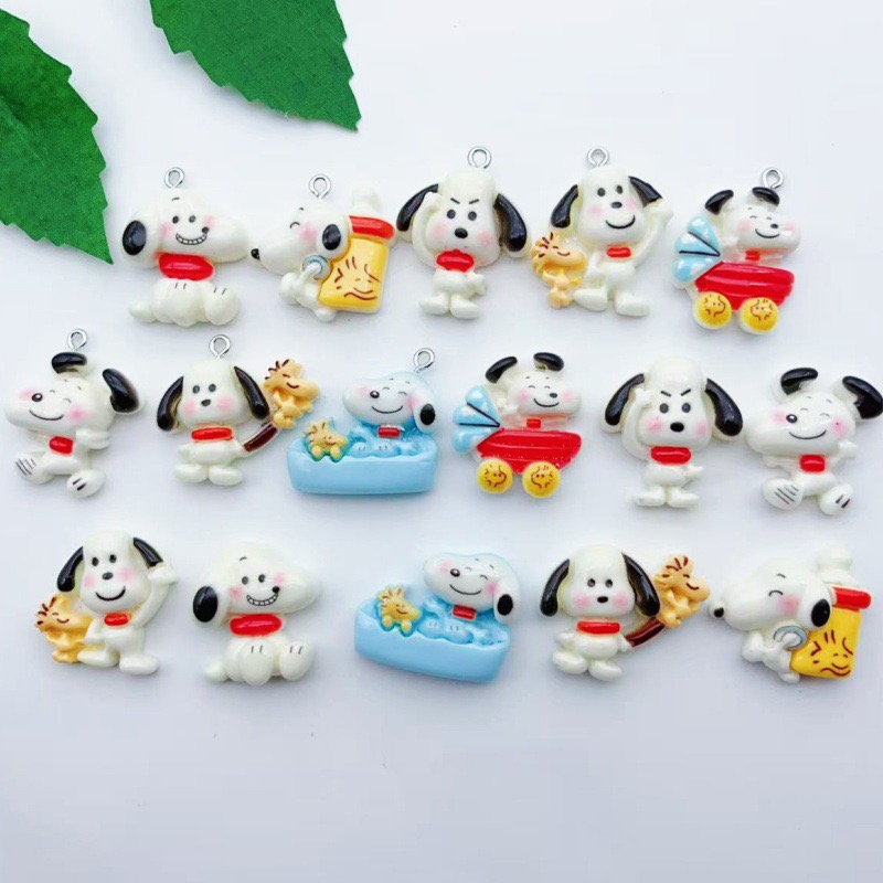 Party Games Game - Pendentif chien en résine, 12 pièces,