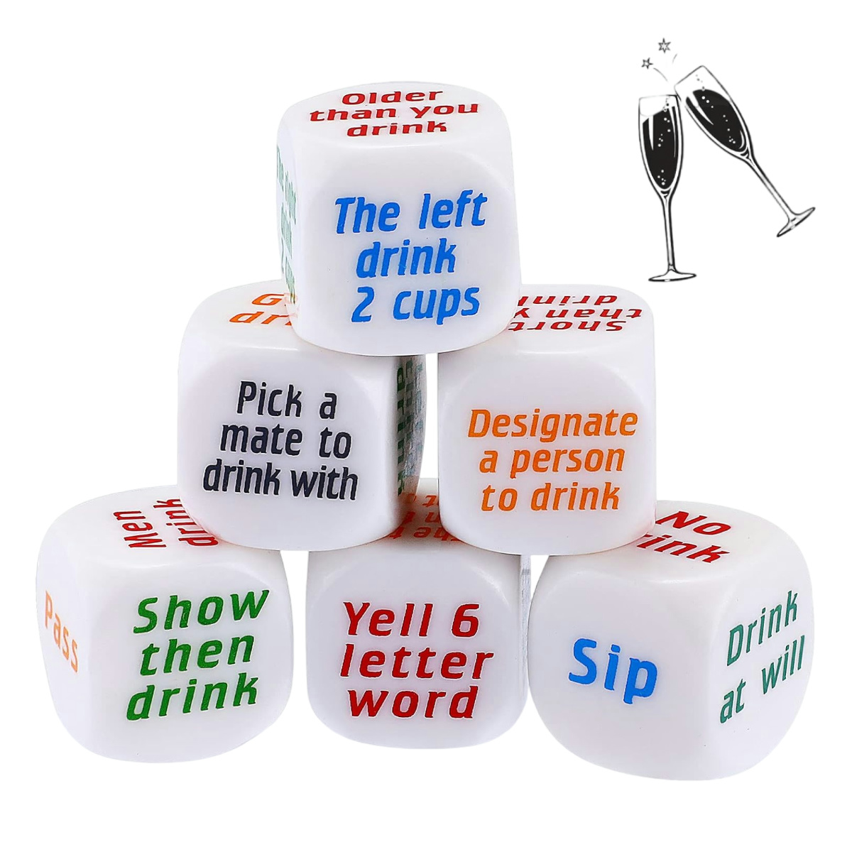 Party Games Bachelorette - Ensemble de jeu de dés pour