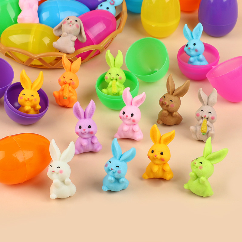 24 œufs de Pâques avec figurin - Party Games Easter For Kids avis et prix