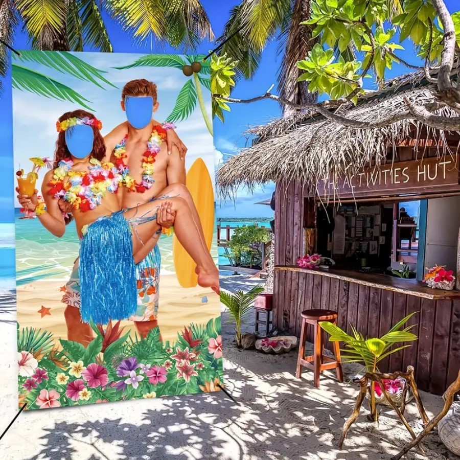 Bannière Photo de Couple Luau  - Party Games Couple avis et prix