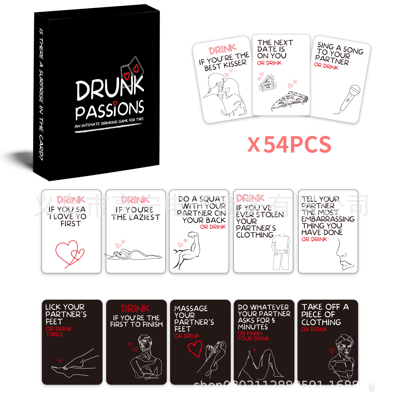 Jeu de cartes de Tarot pour Co - Party Games Couple avis et prix