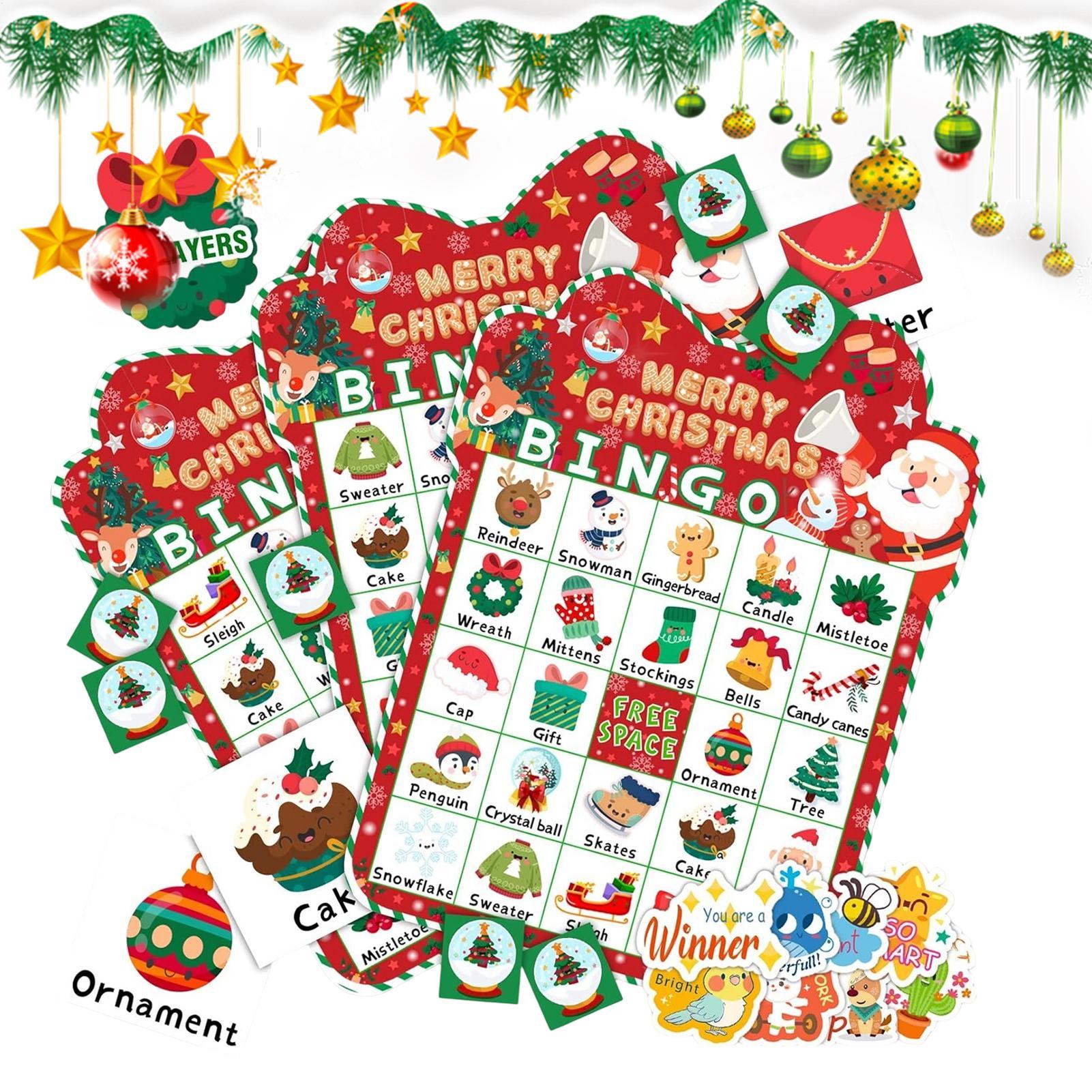 Jeu de bingo de Noël, ensemble - Party Games Bingo avis et prix