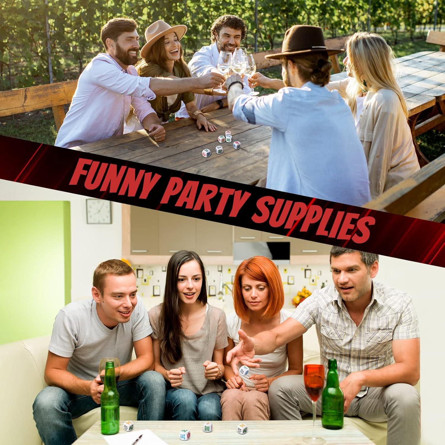 Ensemble de jeu de dés pour ba - Party Games Bachelorette avis et prix