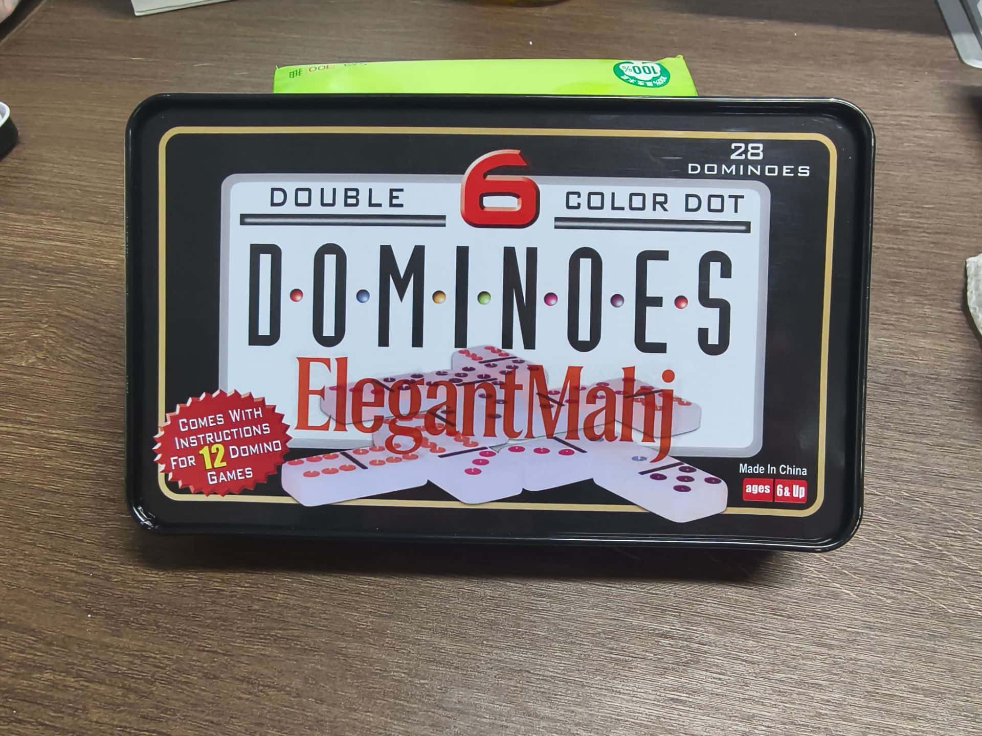 Jeu de dominos Double Six élég - Party Games Box avis et prix
